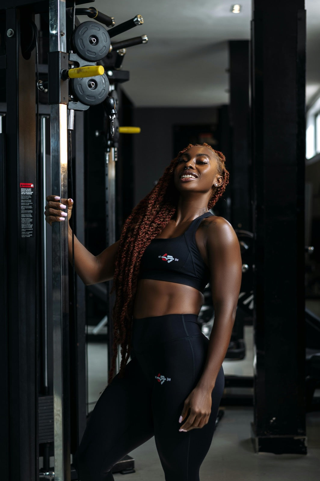 Woman after a gym workout