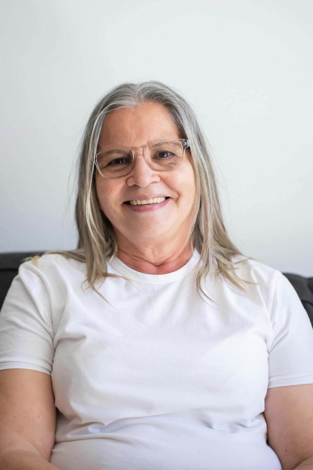 Senior woman smiling