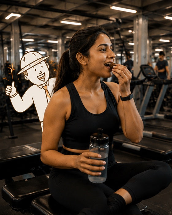 Woman after a gym workout